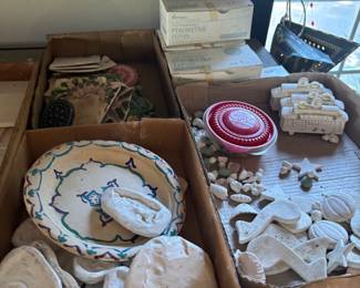 CERAMIC SCRAPS AND ART SUPPLIES