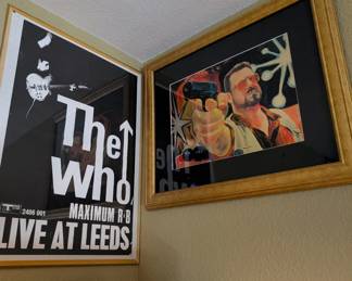 The Who Life at Leeds May 1970 - Big Lebowski Painting 