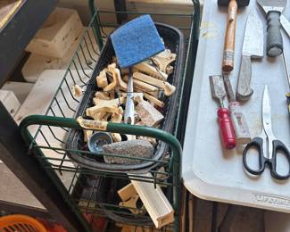 CERAMIC SCRAPS AND ART SUPPLIES