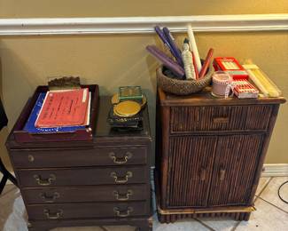cute bamboo end table