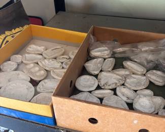 CERAMIC SCRAPS AND ART SUPPLIES