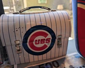 Vintage Cubs tin lunch box 