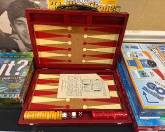 Vintage backgammon 