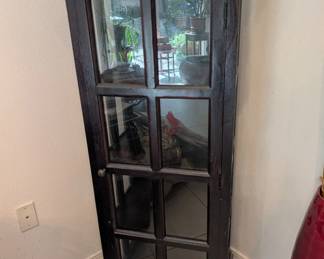darkwood curio cabinet 
