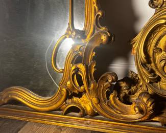 Giltwood French Antique Mirror