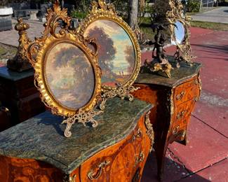 Baroque, Rococo, Louis XV Marquetry