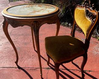 French Carved Antique Chair