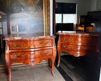 Pair French Dressers