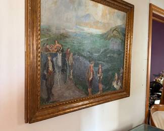 Another fine painting of good scale and by listed Indiana Brown County Artisti