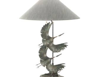 Vintage Bronze Lamp