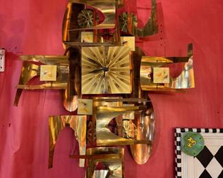 Mid-century Modern Clock by Curtis Jere - RARE!