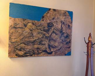 Large Scale Abstract oil on cavas by listed Cincinnati artist - one of a collection by this artist