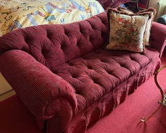Gorgeous Chesterfield Tufted Sway Back Sofa by BAKER FURNITURE! 