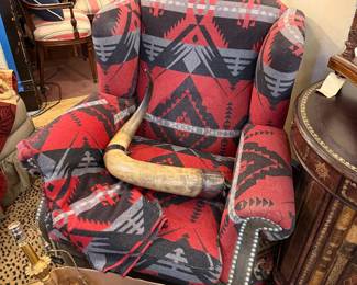 CLASSIC RALPH LAUREN WING CHAIR - STUNNING!