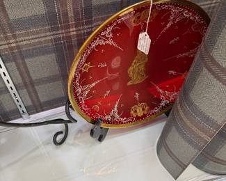 Ruby Red Charger Plate