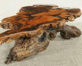 Custom Burl Wood Root Coffee Table