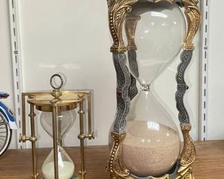 Franklin Mint Merlin's Crystal Hourglass