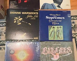 Ray Charles, The Supremes, BeeGees, Earl Scruggs Vinyl
