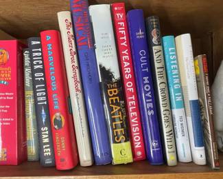 Collection of Books on Film, Music, Television, and Literature