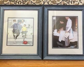 Norman Rockwell "The Runaway" and "The Doctor and the Doll" Prints