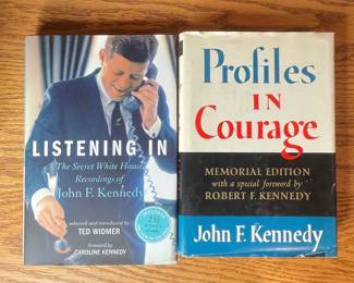 John F. Kennedy Books: Profiles in Courage & Listening In