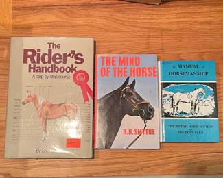 The Rider's Handbook, The Mind of the Horse, and The Manual of Horsemanship Books