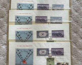 Fleetwood V.J. Day First Day Covers Collection