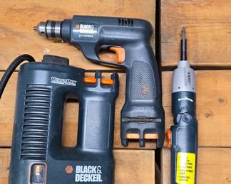 Black & Decker Versapak Cordless Tool Set - Drill, Pivot Driver, and Inflator