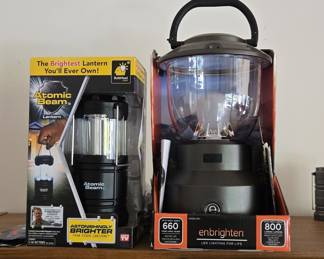 Atomic Beam LED Lantern and Enbrighten LED Lantern (800 Lumens)