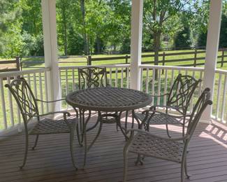 Cast Aluminum Patio Dining Set