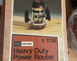 Sears Craftsman 9-1738 Heavy Duty Power Router
