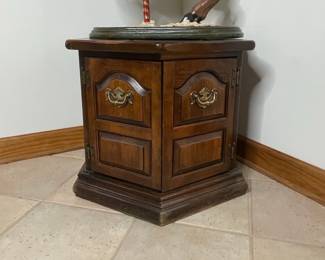 Vintage Wooden End Table