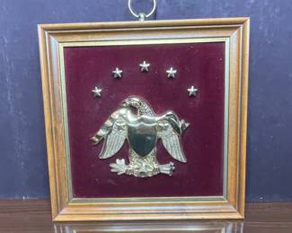 Framed American Eagle Wall Decor