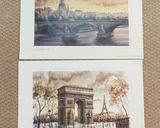 Parisian Scene Art Prints by J.R. Art Galerie - Signed by Paris Jelinasov