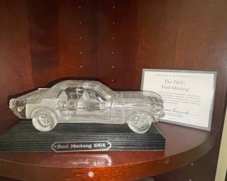 Franklin Mint 1964 1/2 Ford Mustang Crystal Replica