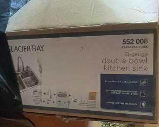 Glacier Bay Double Bowl Kitchen Sink