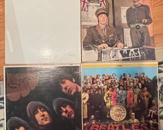 The Beatles - Sgt. Pepper's Lonely Hearts Club Band, Magical Mystery Tour, and Reel Music Vinyl Records