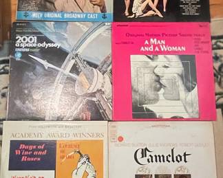 Various Original Soundtrack and Cast Recording Vinyl Records