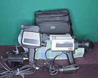 Panasonic Color Video Camera WV-470 and Everex Color Camera