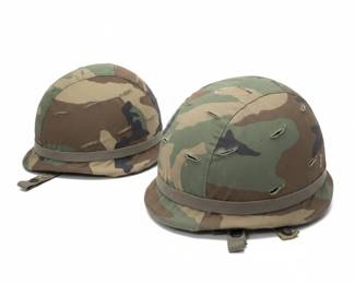 US PASGT Helmet with Woodland Camouflage Cover