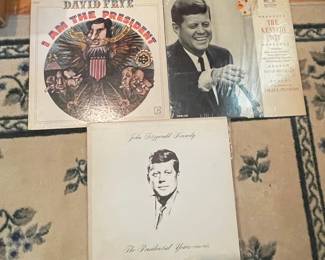 David Frye "I Am The President" and "The Kennedy Wit" Vinyl Records
