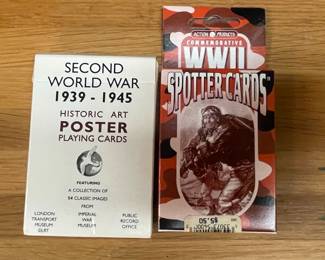 WWII Spotter Cards - Historic Art Poster Playing Cards