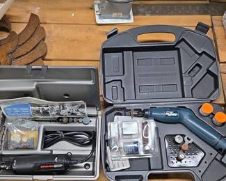 Dremel Moto-Tool Variable Speed and Black & Decker Wizard Rotary Tool Kits