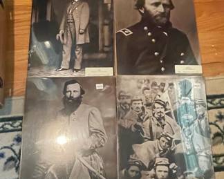 Civil War Portraits - Ulysses S. Grant, Robert E. Lee, and Soldiers