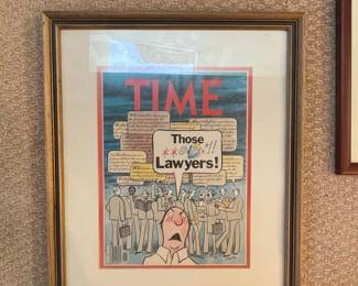 TIME Magazine Cover Cartoon "Those Lawyers!" by Joseph F. Sayer