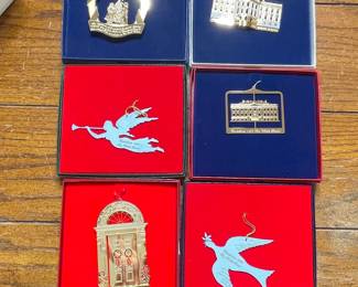 White House Christmas Ornaments 1988, 1994, 1997