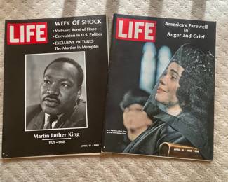 LIFE Magazine - Martin Luther King Jr. Issues (April 12, 1968 & April 19, 1968)