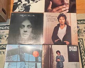 Bruce Springsteen, Billy Joel, and Blood, Sweat & Tears Vinyl Records