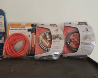 Pittsburgh Automotive Multi-Use Transfer Pump and Targus Defcon CL Armor Combo Cable Locks
