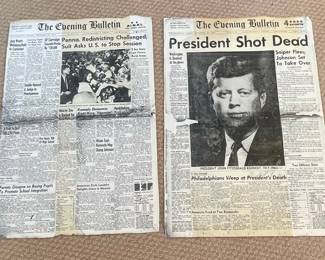 The Evening Bulletin Newspapers - JFK Assassination